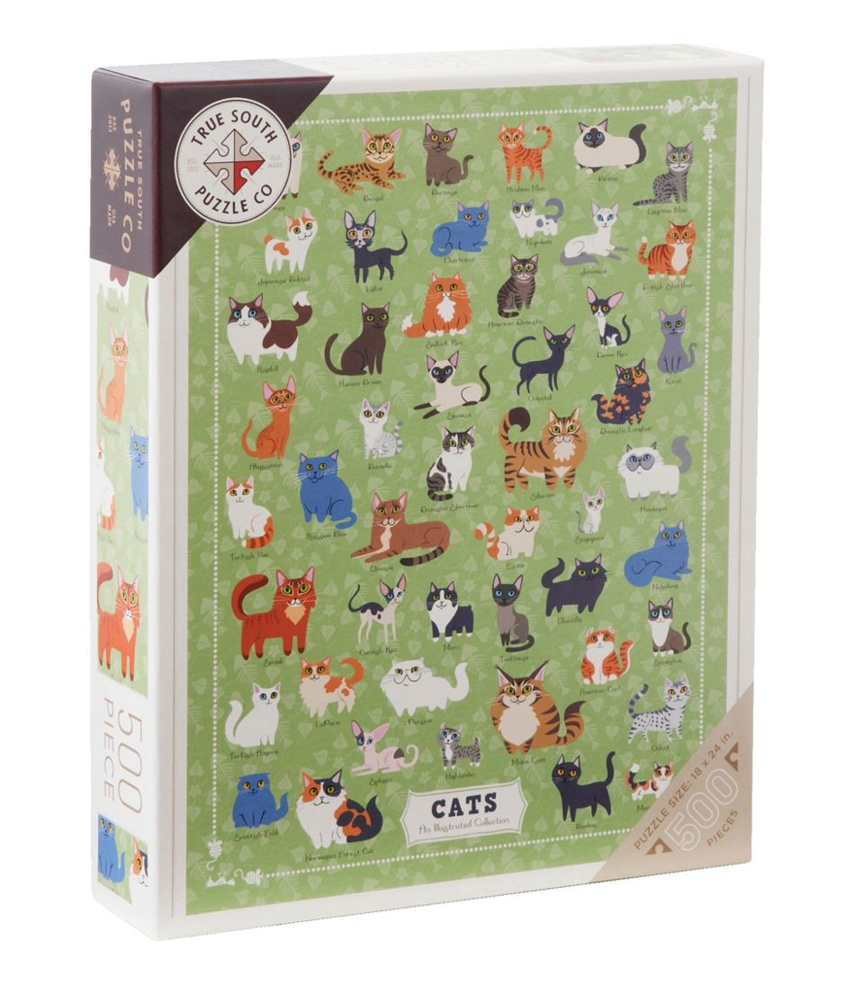 Illustrated Cats Puzzle, 500 Pieces | L.L.Bean discount