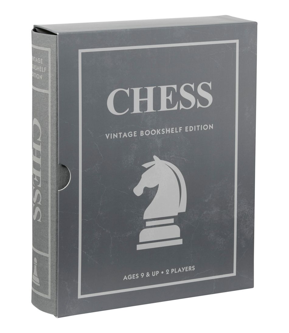 Chess Vintage Bookshelf Game | L.L.Bean online