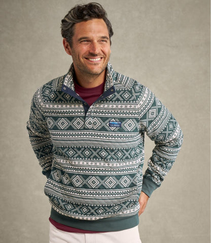 Men's Bean's Quilted Sweatshirt, Mockneck, Print | L.L.Bean on sale