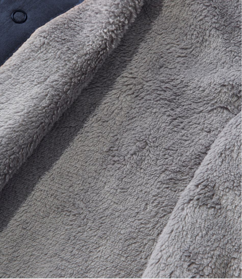 Men's Katahdin Performance Flannel Shirt-Jacket, Hi-Pile Fleece-Lined Solid | L.L.Bean online