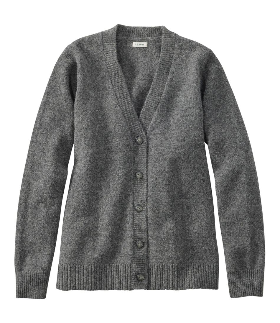 Women's Bean's Classic Ragg Wool Sweater, Button-Front Cardigan | L.L.Bean US