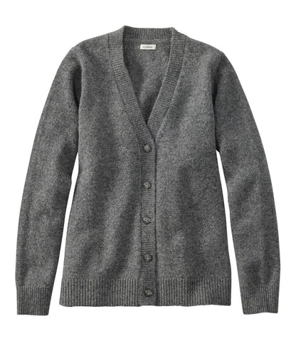 Women's Bean's Classic Ragg Wool Sweater, Button-Front Cardigan | L.L.Bean US