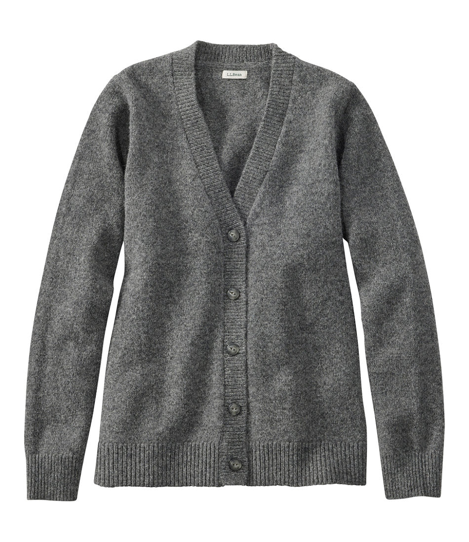 Women's Bean's Classic Ragg Wool Sweater, Button-Front Cardigan | L.L.Bean US