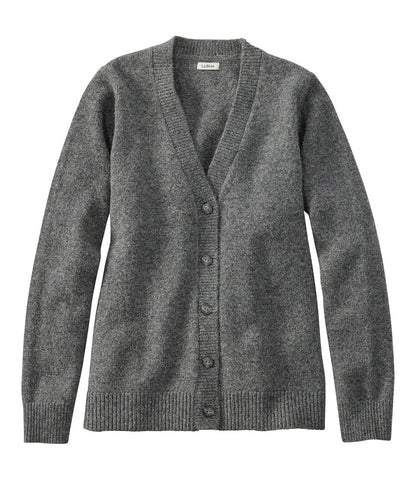 Women's Bean's Classic Ragg Wool Sweater, Button-Front Cardigan | L.L.Bean US