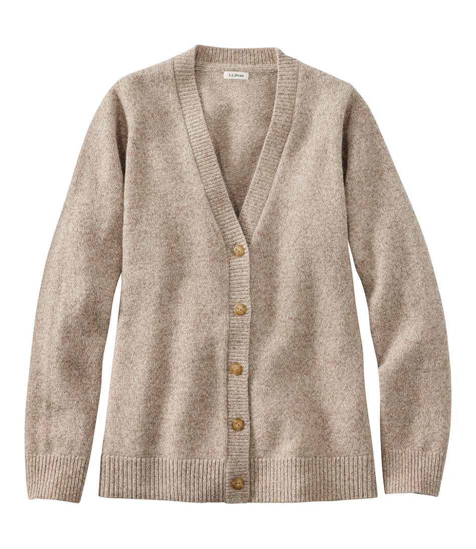 Women's Bean's Classic Ragg Wool Sweater, Button-Front Cardigan | L.L.Bean US