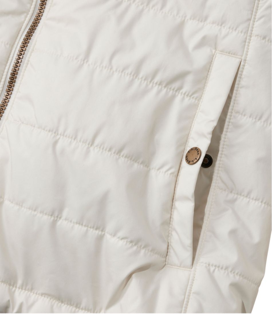 Women's Mountain Classic Puffer Hooded Jacket, Colorblock | L.L.Bean online