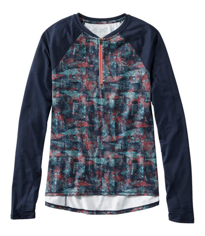 Women's Comfort Cycling Jersey, Long-Sleeve Print | L.L.Bean discount