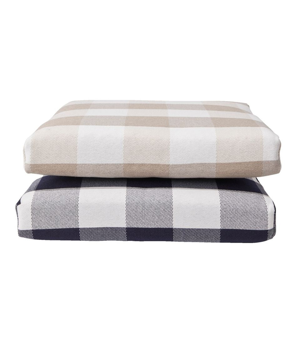 All-Weather Folding/Armless Chair Cushion, Buffalo Plaid | L.L.Bean online
