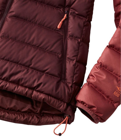 Women's Bean's Down Hooded Jacket, Colorblock | L.L.Bean US