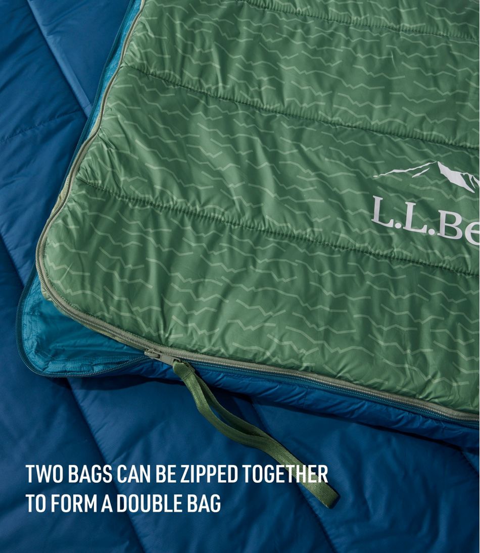 Adults' Puffer Sleeping Bag, 40° Print | L.L.Bean discount