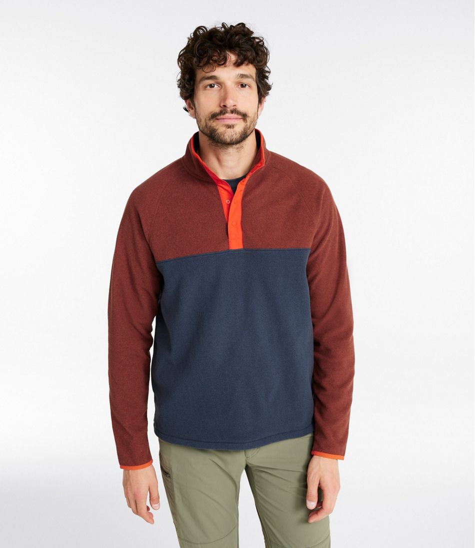 Men's All Season Access Fleece Pullover, Colorblock | L.L.Bean online