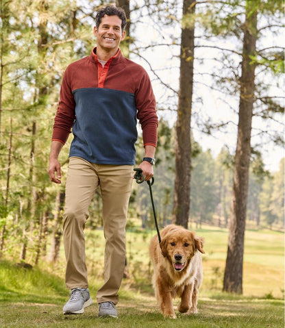 Men's All Season Access Fleece Pullover, Colorblock | L.L.Bean online