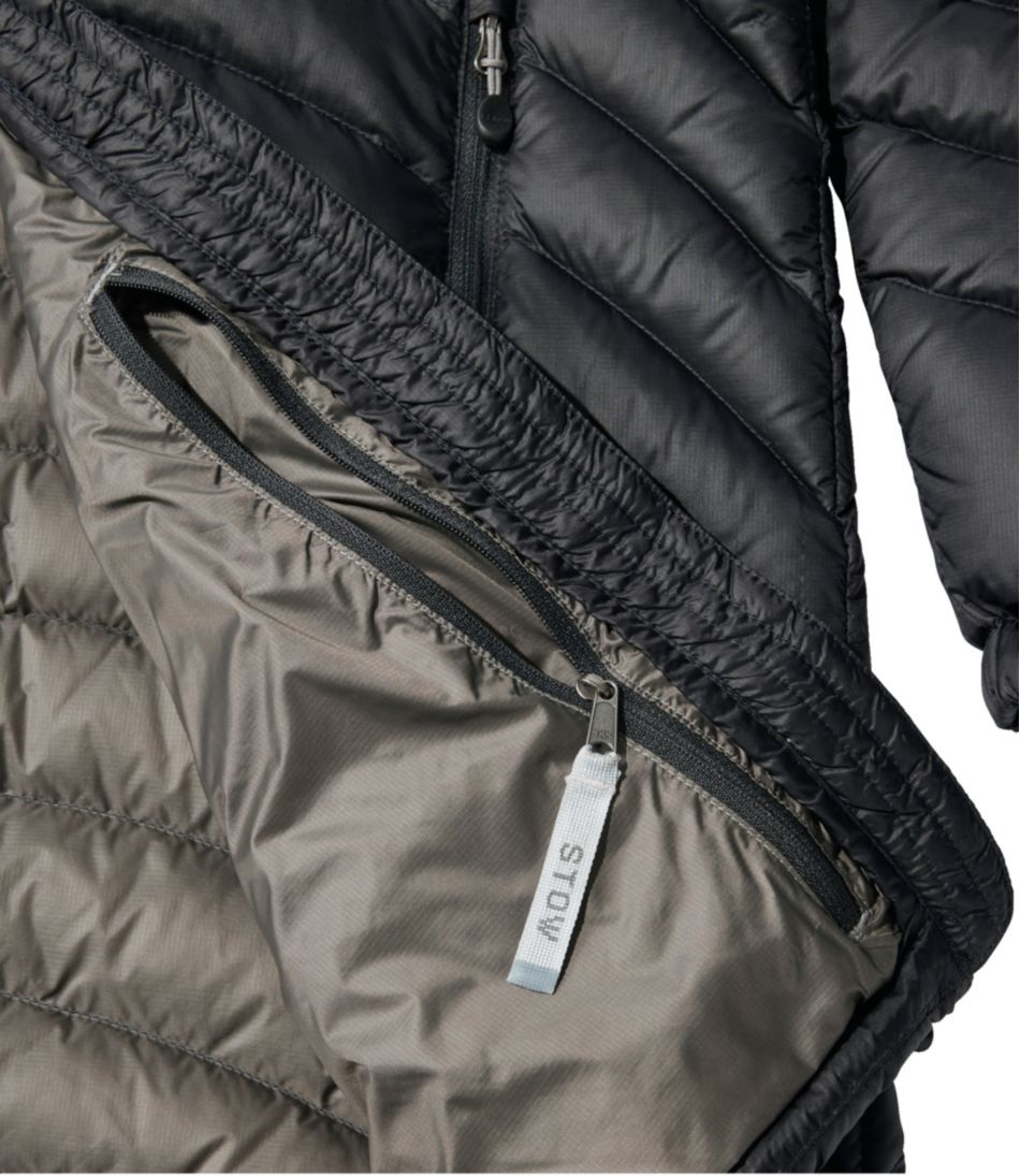 Women's Ultralight 850 Down Hooded Coat, Three-Quarter Length | L.L.Bean online