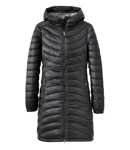 Women's Ultralight 850 Down Hooded Coat, Three-Quarter Length | L.L.Bean online