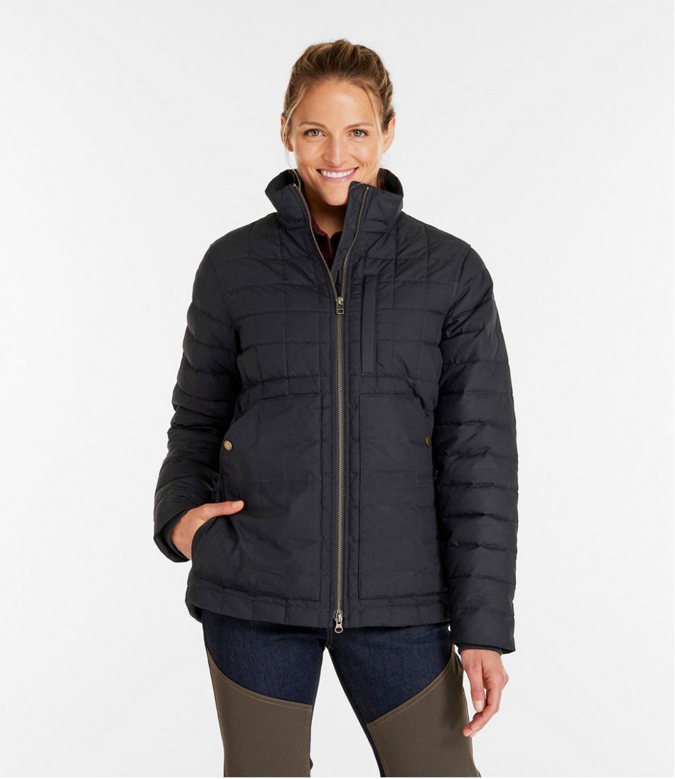 Women's Upcountry Waxed Cotton Down Sweater | L.L.Bean US