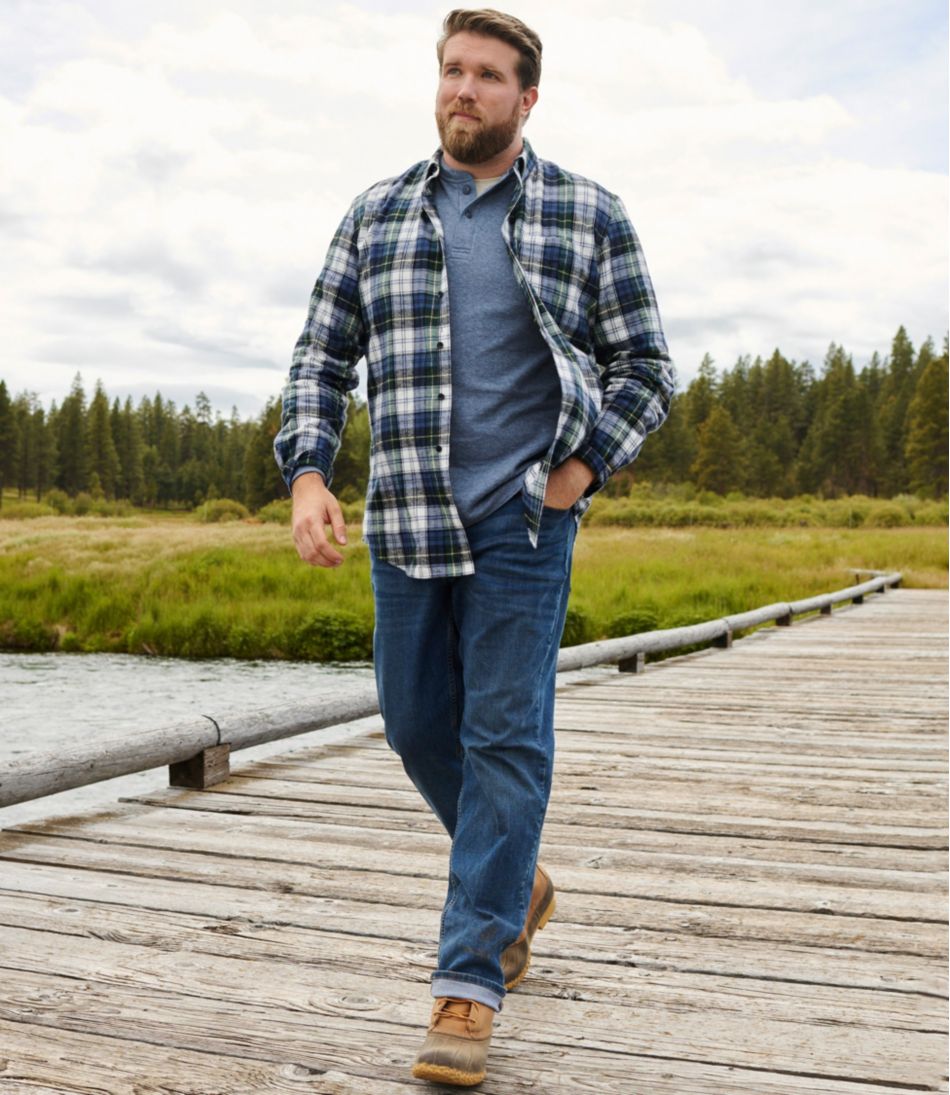 Men's BeanFlex® Jeans, Standard Athletic Fit, Straight Leg | L.L.Bean discount