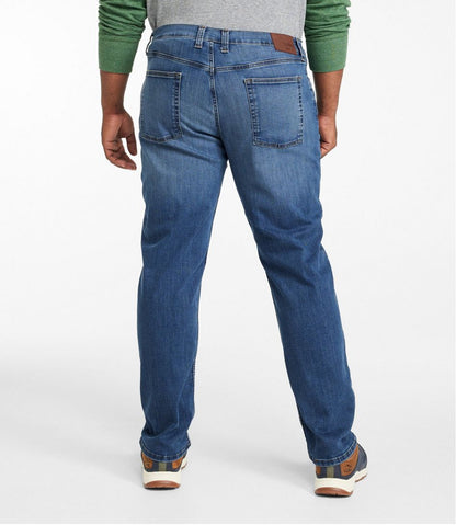 Men's BeanFlex® Jeans, Standard Athletic Fit, Straight Leg | L.L.Bean discount